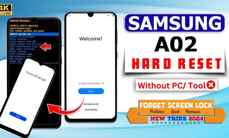 How to Unlock Samsung Galaxy A02 Phone Forgot Password How to Unlock Samsung Galaxy A02 Phone Forgot Password