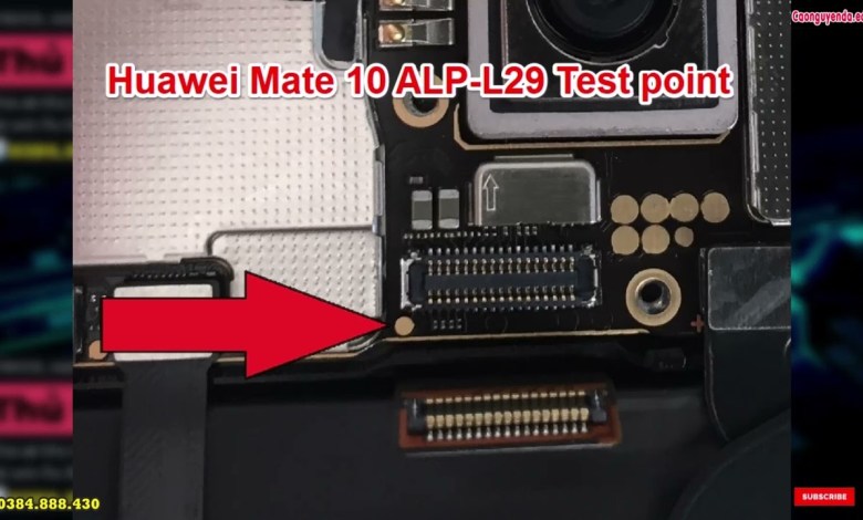 Huawei Mate 10 ALP-L29 Test point Huawei Mate 10 ALP-L29 Test point