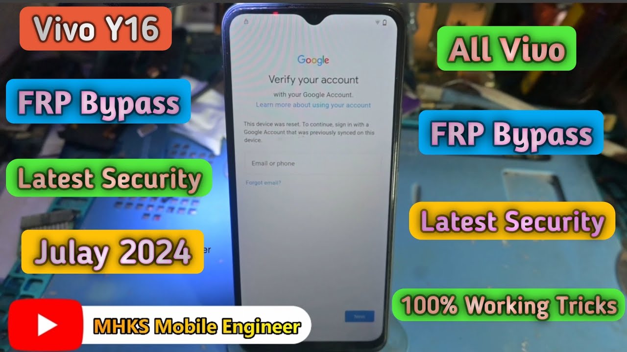 Vivo Y16 FRP Bypass NEW Security JUL 2024 | Vivo v2214 Vivo Y16 FRP Bypass NEW Security JUL 2024 | Vivo v2214