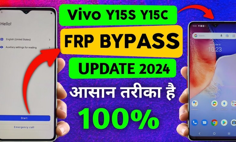 Vivo Y15s Y15C Frp Bypass Android 12 New Update 2024| Vivo Y15s Y15C Frp Bypass Android 12 New Update 2024|