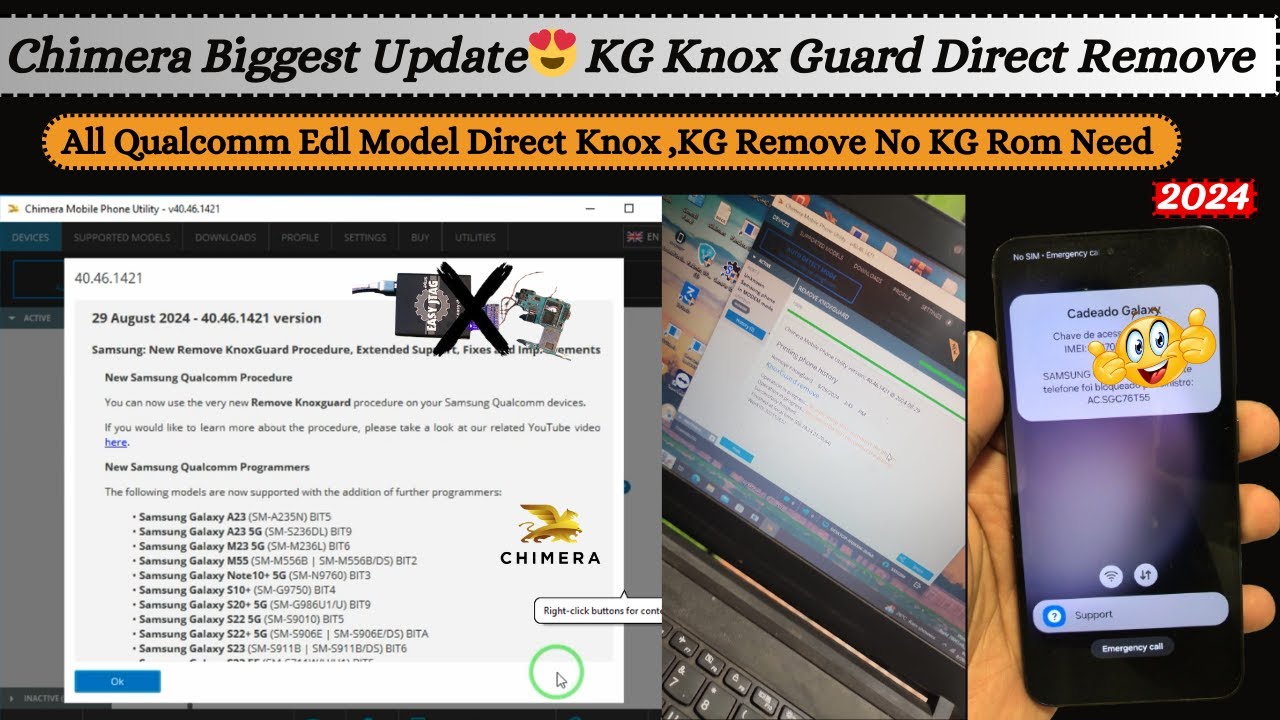 Chimera Tool Biggest Update | SAMSUNG KG,KnoxGuard Chimera Tool Biggest Update | SAMSUNG KG,KnoxGuard