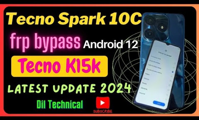 Tecno Spark 10C Frp bypass // Tecno K15K Frp Gmail Tecno Spark 10C Frp bypass // Tecno K15K Frp Gmail