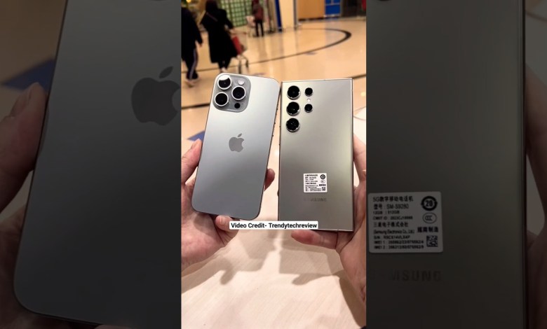 IPhone 15 Pro Max Vs Samsung S24 Ultra | Which One IPhone 15 Pro Max Vs Samsung S24 Ultra | Which One