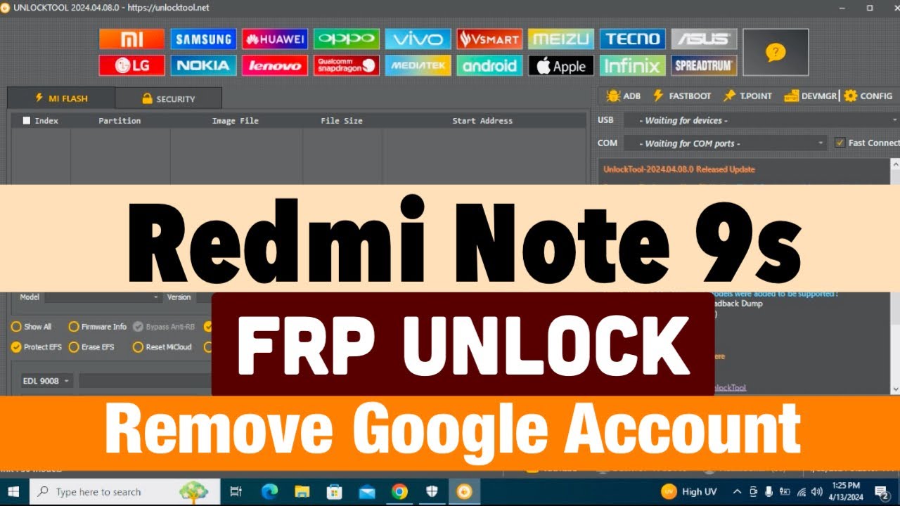 Redmi Note 9s Fastboot FRP Unlock ! Xiaom Note 9s Redmi Note 9s Fastboot FRP Unlock ! Xiaom Note 9s