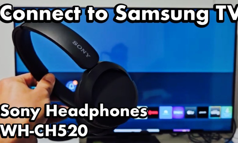 Sony WH-CH520 Headphones: How to Connect to Samsung Sony WH-CH520 Headphones: How to Connect to Samsung