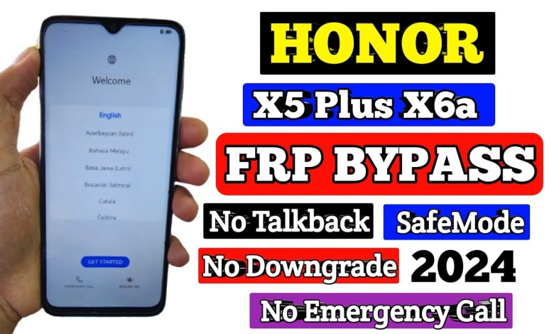 Honor X5 plus Frp Bypass Android 14 | X6a Google Honor X5 plus Frp Bypass Android 14 | X6a Google