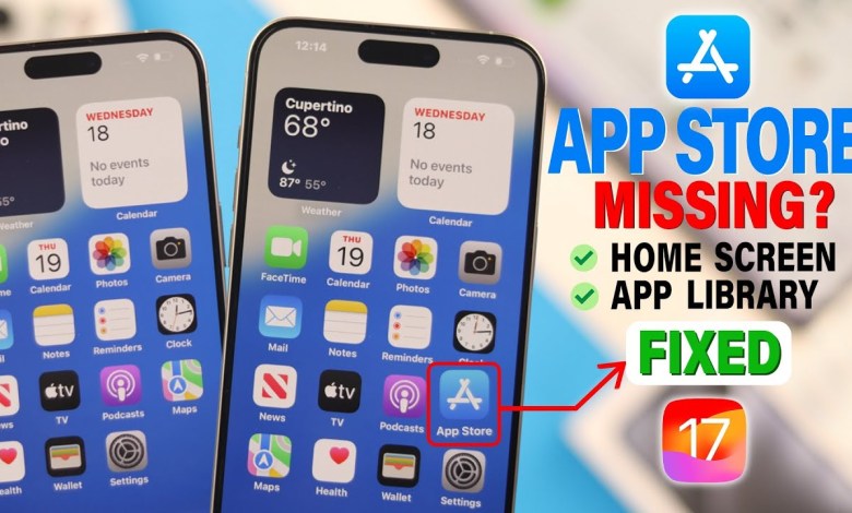 iOS 17: App Store Icon Is Missing From iPhone 15’s – iOS 17: App Store Icon Is Missing From iPhone 15’s –