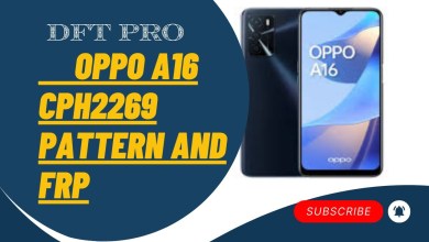 Oppo A16 CPH2269 Pattern and frp remove by DFT Oppo A16 CPH2269 Pattern and frp remove by DFT
