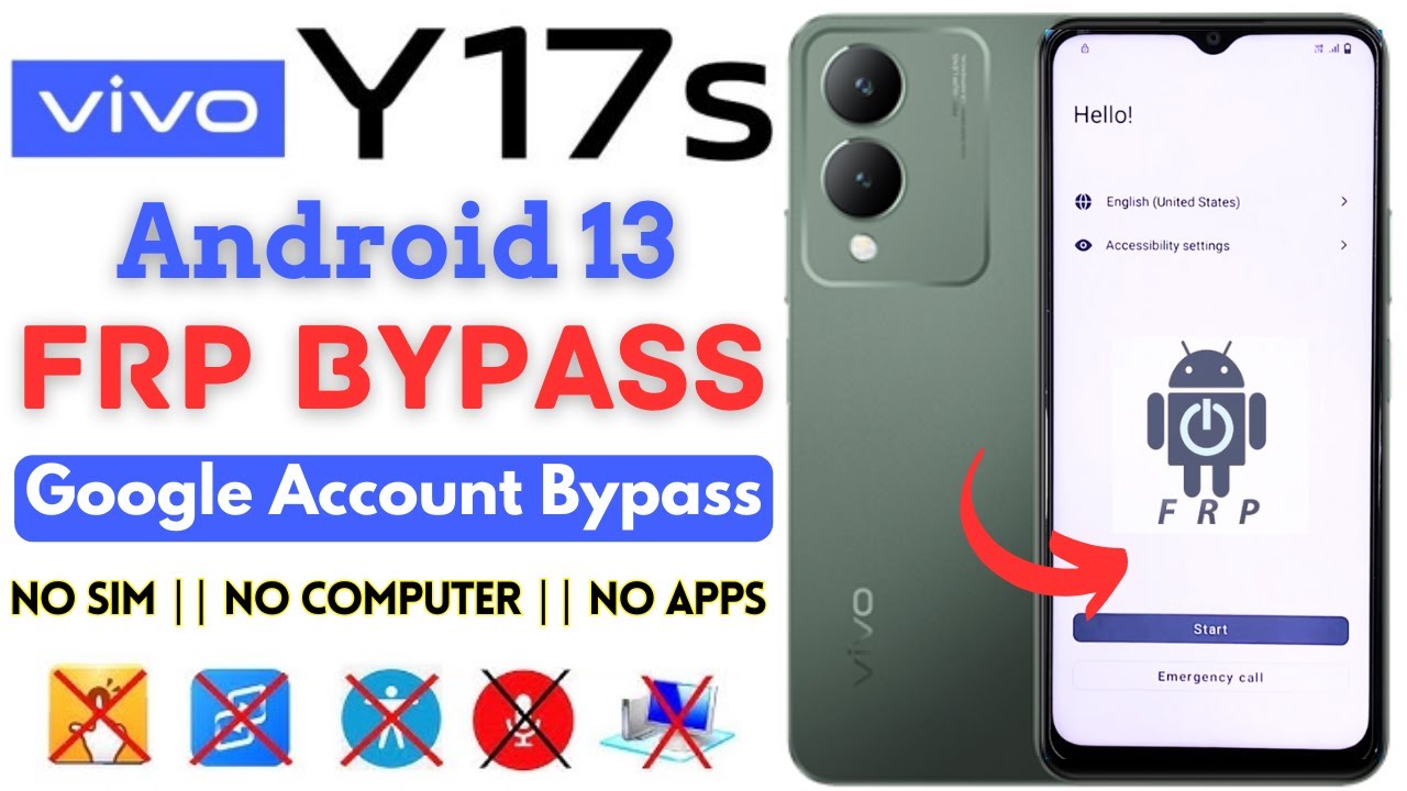 -Latest Android 13 VIVO Y17s FRP Bypass 2024 [Without -Latest Android 13 VIVO Y17s FRP Bypass 2024 [Without