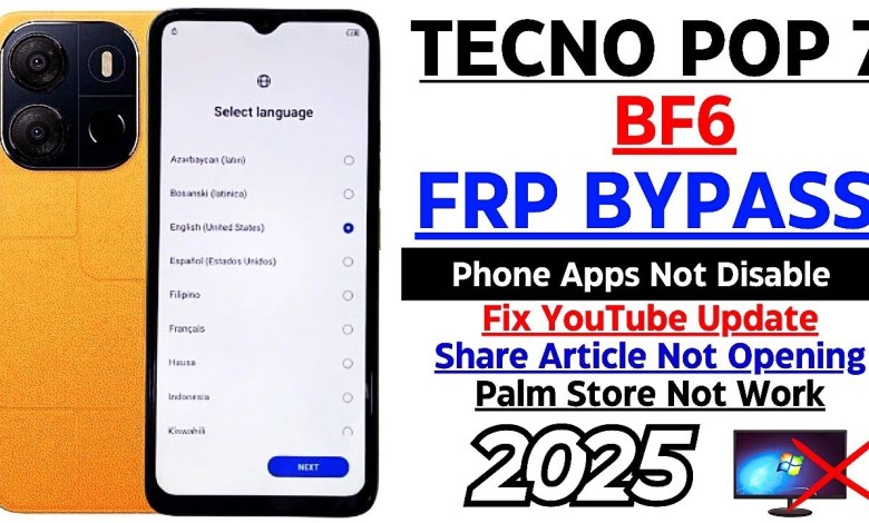 Unlocking Secrets: How to Bypass Google Account on the Tecno Pop 7 (BF6) – Discover the Hidden Techniques! Unlocking Secrets: How to Bypass Google Account on the Tecno Pop 7 (BF6) – Discover the Hidden Techniques!