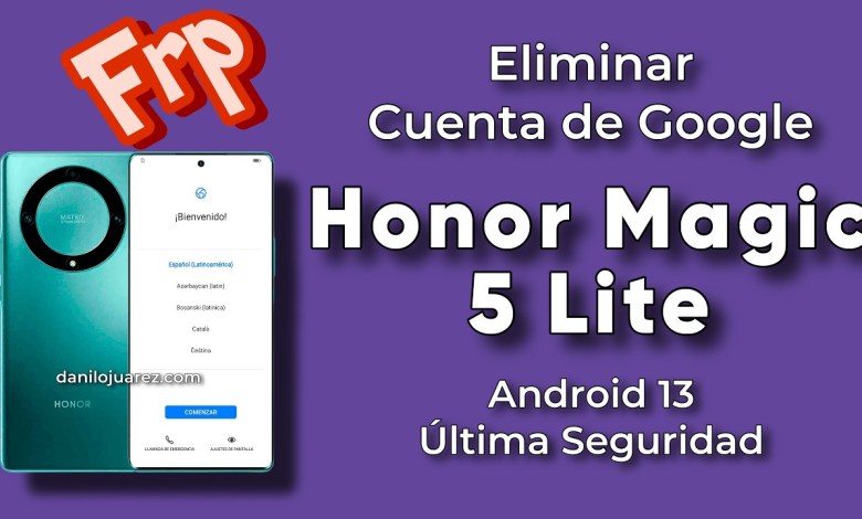 DELETE GOOGLE ACCOUNT HONOR MAGIC 5 LITE ANDROID 13 DELETE GOOGLE ACCOUNT HONOR MAGIC 5 LITE ANDROID 13
