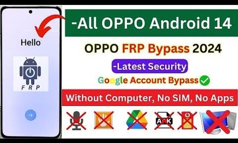 All Oppo Frp New security 2024 Android/12/13/14 All Oppo Frp New security 2024 Android/12/13/14