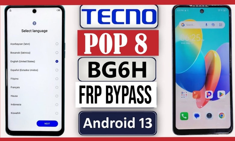 Tecno Pop 8 FRP Bypass Android 13 Without PC | Tecno Tecno Pop 8 FRP Bypass Android 13 Without PC | Tecno