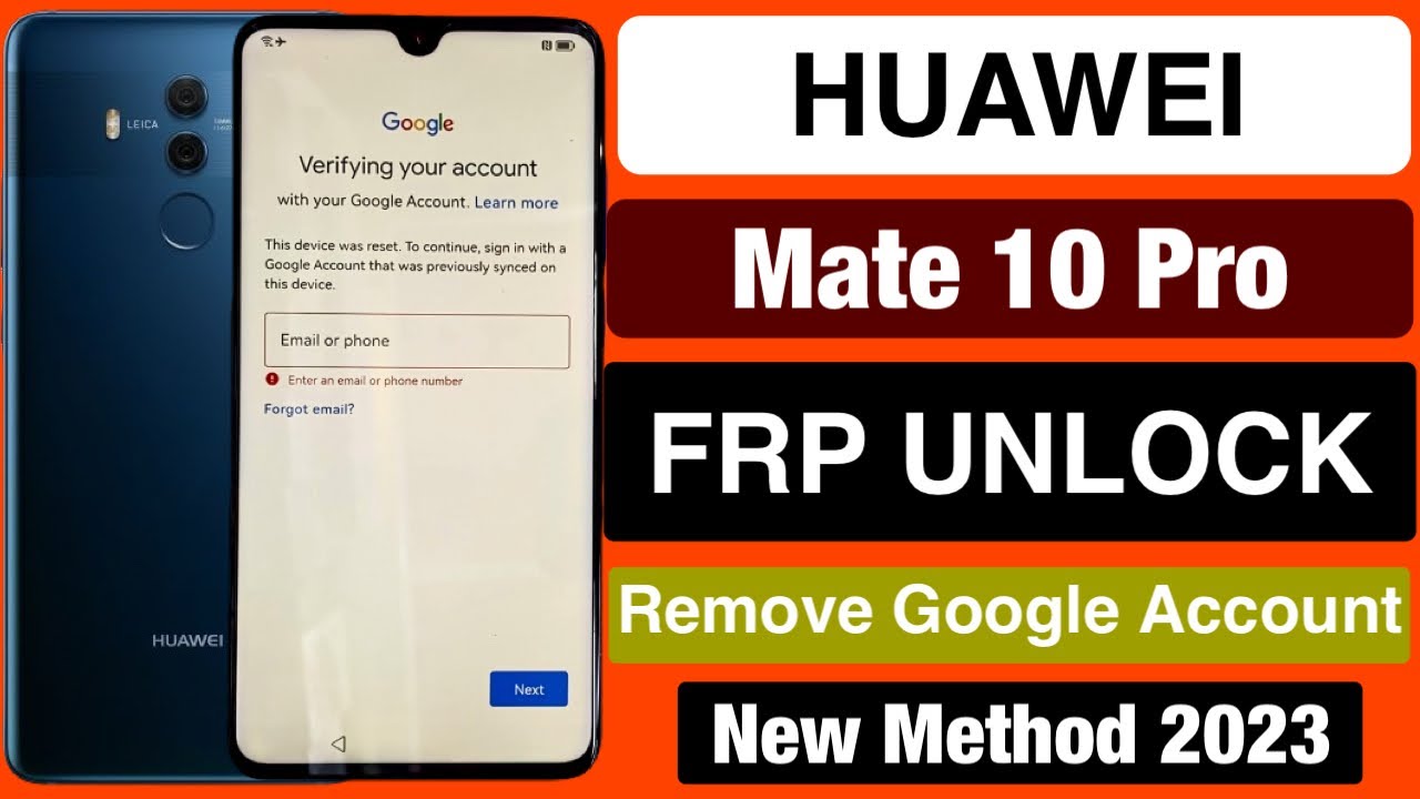 Huawei Mate 10 Pro (BLA-L29) Frp Remove Done Unlock Huawei Mate 10 Pro (BLA-L29) Frp Remove Done Unlock