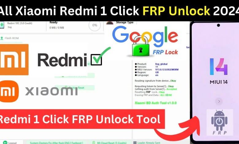 All Xiaomi Redmi 1 Click FRP Bypass Google Account All Xiaomi Redmi 1 Click FRP Bypass Google Account