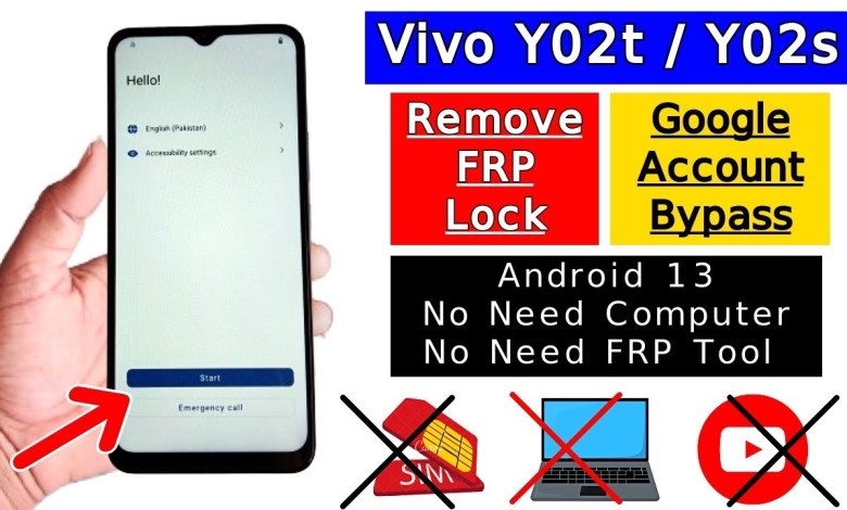Vivo Y02t / Y02s Frp Bypass Without PC | Vivo (V2254) Vivo Y02t / Y02s Frp Bypass Without PC | Vivo (V2254)