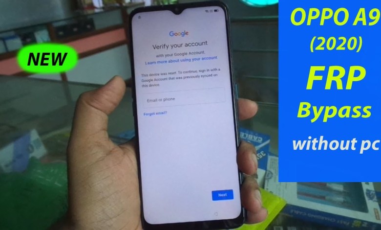 OPPO A9 (2020) CPH1937 frp lock bypass without pc OPPO A9 (2020) CPH1937 frp lock bypass without pc