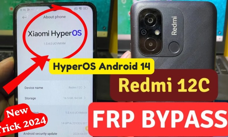 Redmi 12c FRP Bypass – Xiaomi HyperOS 1.0.4 Google Redmi 12c FRP Bypass – Xiaomi HyperOS 1.0.4 Google