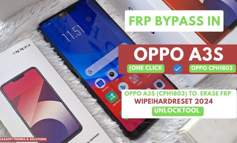 FRP BYPASS|REMOVE IN OPPO A3S|OPPO CPH1803 FRP BYPASS|REMOVE IN OPPO A3S|OPPO CPH1803