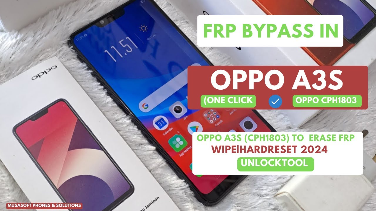 FRP BYPASS|REMOVE IN OPPO A3S|OPPO CPH1803 FRP BYPASS|REMOVE IN OPPO A3S|OPPO CPH1803