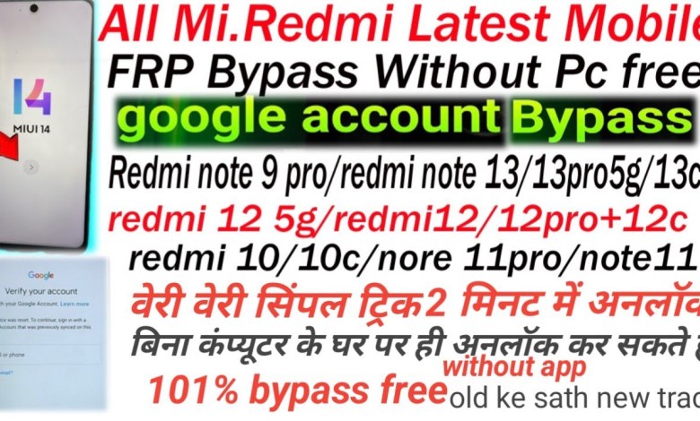 redmi note 9 Pro 5G miui 14frp Bypass| Android 13Google redmi note 9 Pro 5G miui 14frp Bypass| Android 13Google