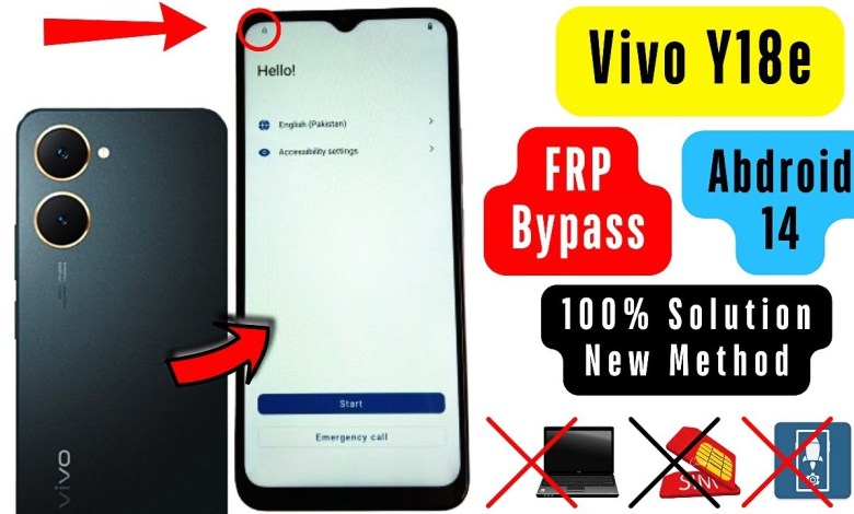 Vivo Y18e FRP Bypass Android 14 | Vivo Y18e Google Vivo Y18e FRP Bypass Android 14 | Vivo Y18e Google