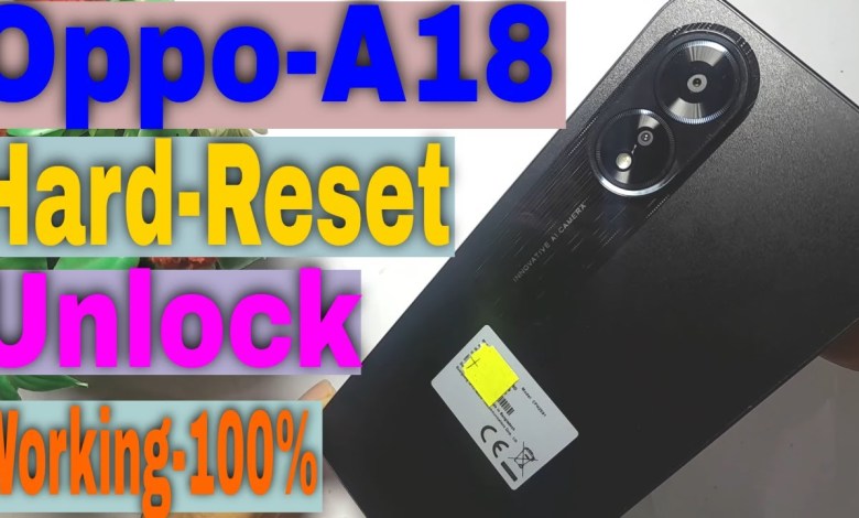 Oppo A18 (Cph2591) Hard Reset | All Oppo Latest Phone Oppo A18 (Cph2591) Hard Reset | All Oppo Latest Phone