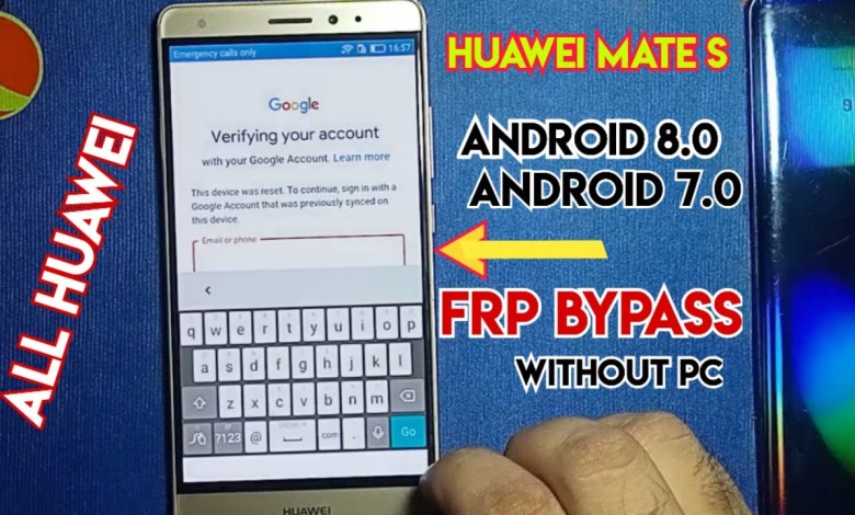 Huawei Mate S frp bypass Without pc |All Huawei frp Huawei Mate S frp bypass Without pc |All Huawei frp