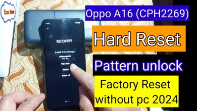 Oppo A16 (CPH2269) Hard Reset & Pattern Unlock | Oppo Oppo A16 (CPH2269) Hard Reset & Pattern Unlock | Oppo