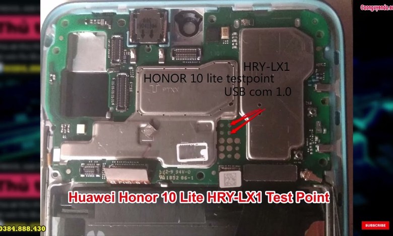 Huawei Honor 10 Lite HRY-LX1 Test Point Huawei Honor 10 Lite HRY-LX1 Test Point