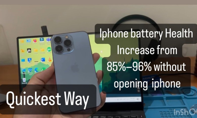 Apple Iphone Battery Heath Increase from 85%-96% Apple Iphone Battery Heath Increase from 85%-96%