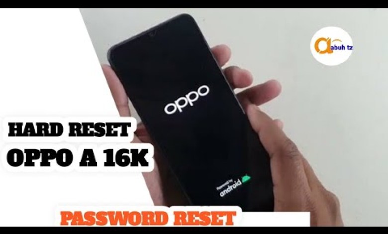 OPPO A16K CPH2349 Password Reset Without PC Hard Reset OPPO A16K CPH2349 Password Reset Without PC Hard Reset