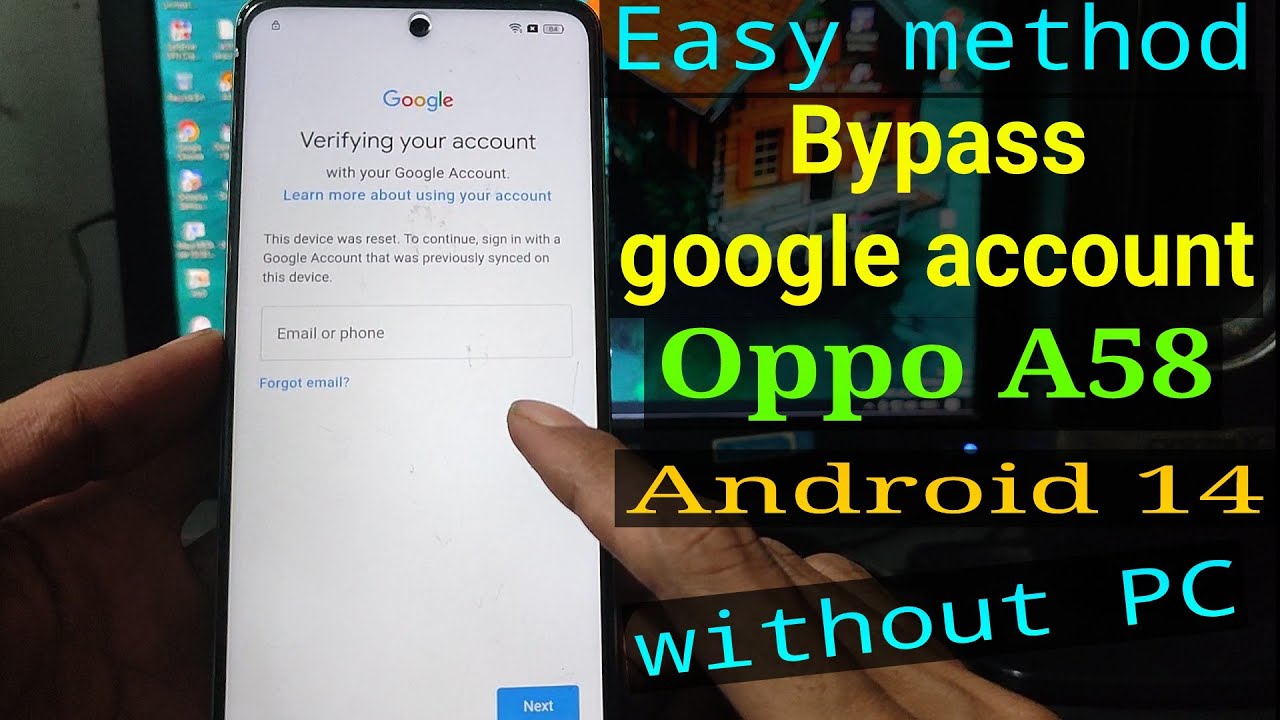 Oppo A58 google account bypass || FRP Bypass Oppo A58 Oppo A58 google account bypass || FRP Bypass Oppo A58