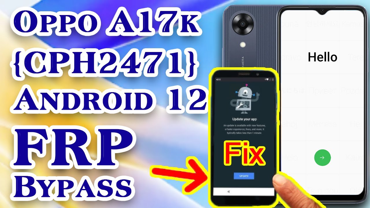 Oppo A17K FRP Bypass without PC | CPH2471 FRP Bypass | Oppo A17K FRP Bypass without PC | CPH2471 FRP Bypass |