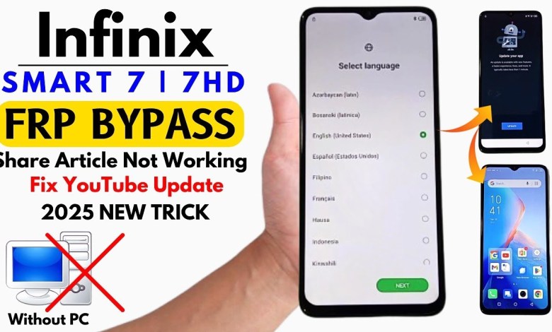 How to Bypass Infinix Smart 7/7 HD FRP Without PC in 2025? Learn the Fix! How to Bypass Infinix Smart 7/7 HD FRP Without PC in 2025? Learn the Fix!