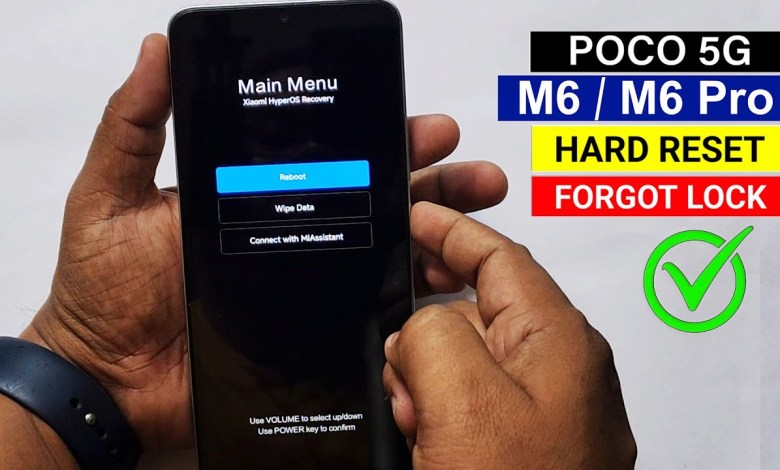 How to Hard Reset/ Remove Forgotten Password ” POCO M6/ How to Hard Reset/ Remove Forgotten Password ” POCO M6/
