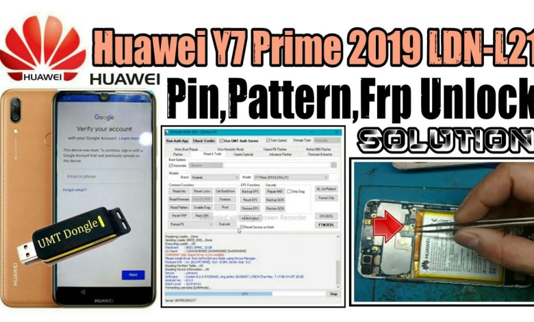 Huawei Y7 Prime 2019 LDN-L21 Pattern, Pin, & Frp Easy Huawei Y7 Prime 2019 LDN-L21 Pattern, Pin, & Frp Easy