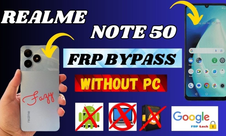Realme Note 50 Frp bypass without pc || All Oppo/Realme Realme Note 50 Frp bypass without pc || All Oppo/Realme