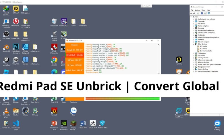 Redmi Pad SE Unbrick | Convert Global | International Rom Redmi Pad SE Unbrick | Convert Global | International Rom