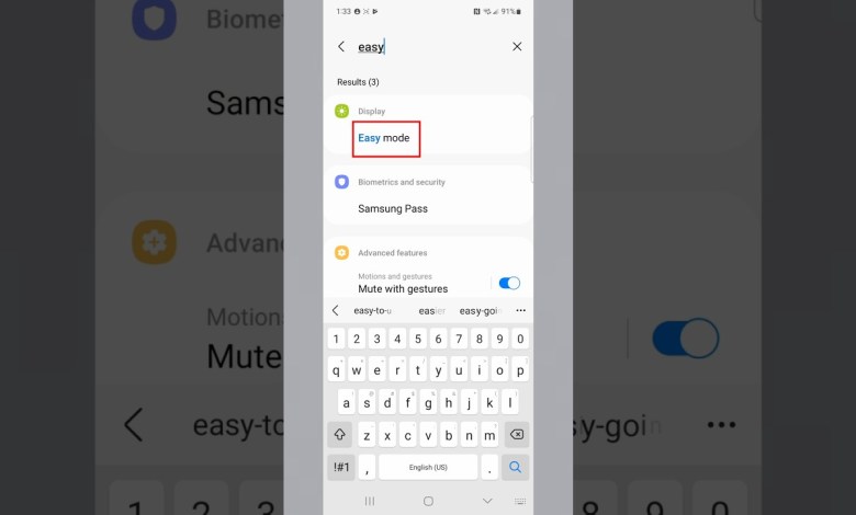 How to setup easy mode on Samsung Phone #samsung How to setup easy mode on Samsung Phone #samsung