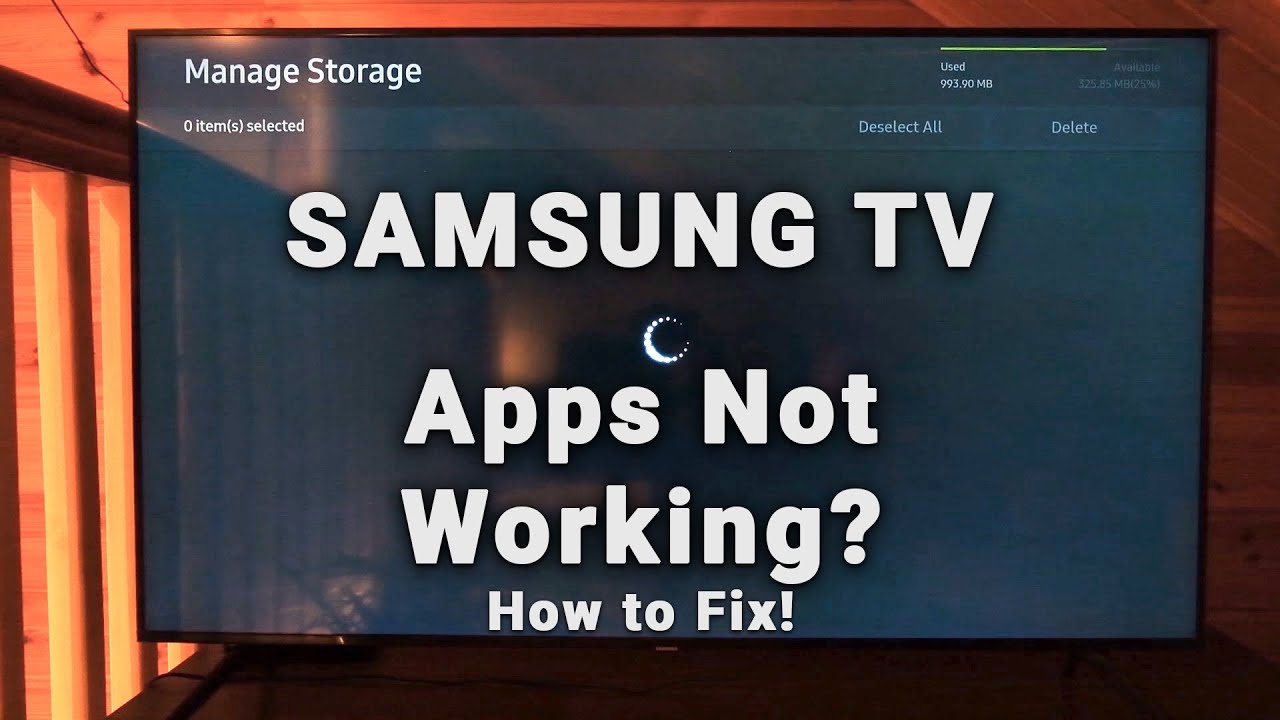 SAMSUNG Smart TV Apps Not Working? | (Netflix Not SAMSUNG Smart TV Apps Not Working? | (Netflix Not