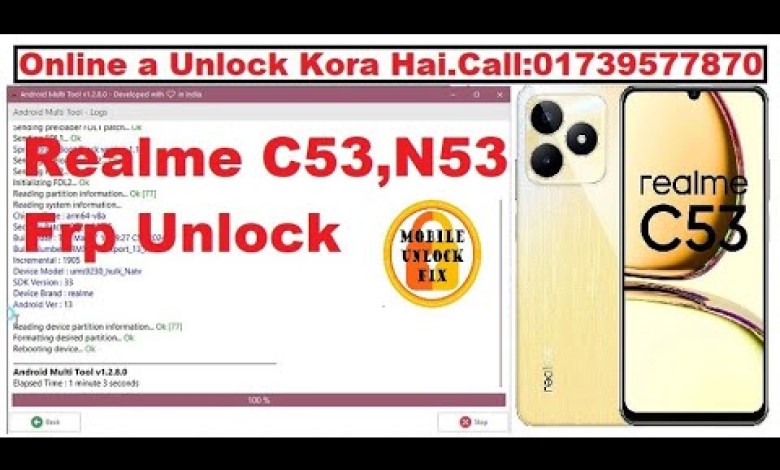 Realme C53 Frp Unlock By Android Multi Tool Realme C53 Frp Unlock By Android Multi Tool