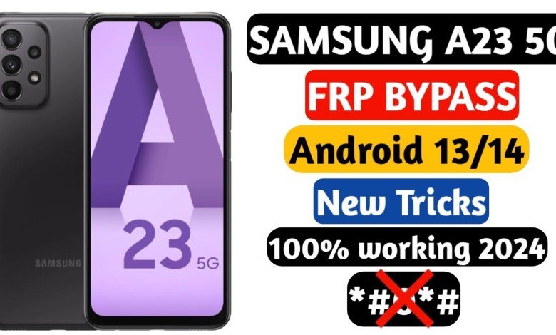 Samsung A23 5G FRP Bypass in 2024 | Google Account Samsung A23 5G FRP Bypass in 2024 | Google Account