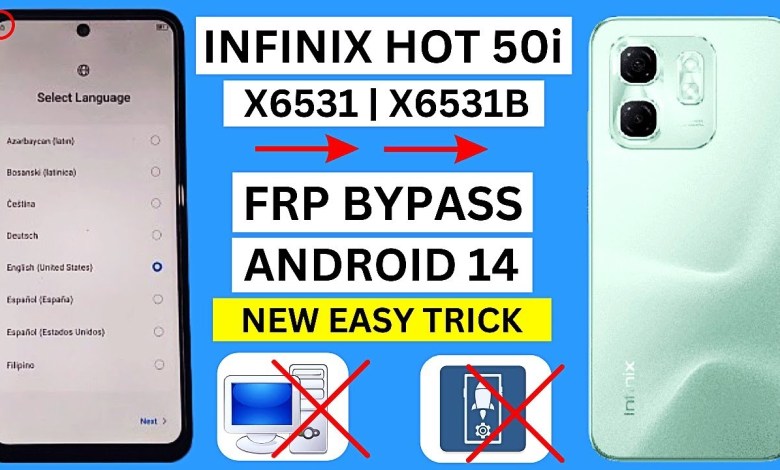 Curious About Infinix Hot 50i Frp Bypass on Android 14? Learn How Without a PC Curious About Infinix Hot 50i Frp Bypass on Android 14? Learn How Without a PC