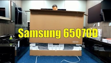 Samsung 65Q70D QLED 2024 Unboxing, Setup and 4K Samsung 65Q70D QLED 2024 Unboxing, Setup and 4K