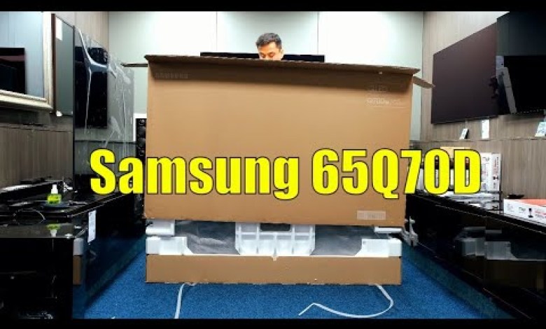 Samsung 65Q70D QLED 2024 Unboxing, Setup and 4K Samsung 65Q70D QLED 2024 Unboxing, Setup and 4K