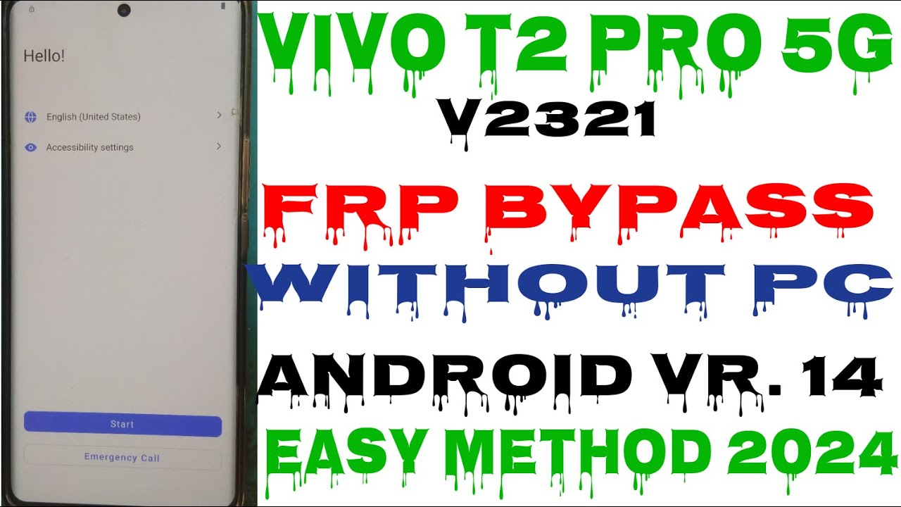 Vivo T2 Pro 5g Frp Bypass 2024 | All Vivo Android 14 Vivo T2 Pro 5g Frp Bypass 2024 | All Vivo Android 14