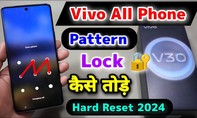 Vivo All Phone Pattern Lock Remove || Vivo V30 Series Vivo All Phone Pattern Lock Remove || Vivo V30 Series