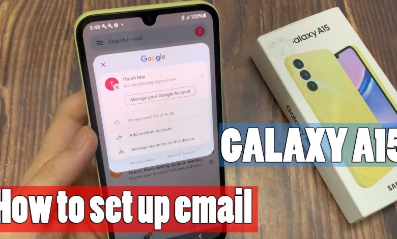 How to set up email on Samsung Galaxy A15 | easy How to set up email on Samsung Galaxy A15 | easy