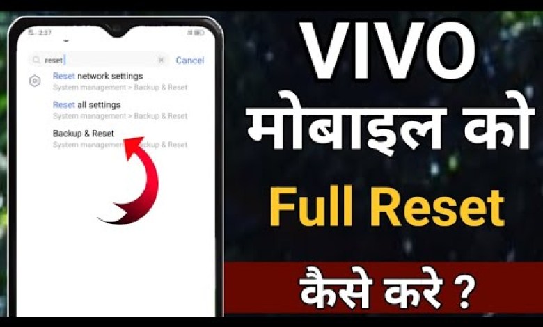 Vivo Mobile Reset Kaise kare/How To Reset Vivo Vivo Mobile Reset Kaise kare/How To Reset Vivo